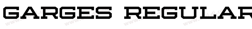 Garges Regular字体转换